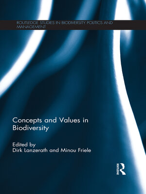 cover image of Concepts and Values in Biodiversity